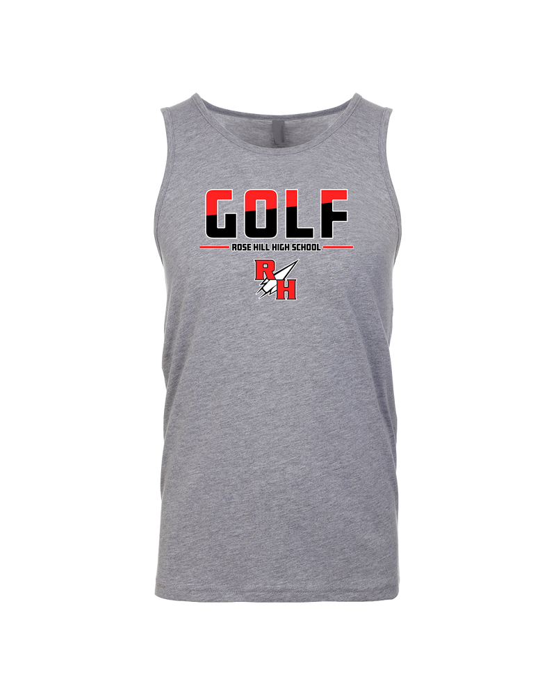 Rose Hill HS Golf Cut - Mens Tank Top