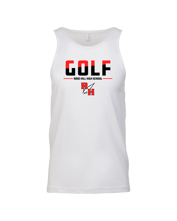 Rose Hill HS Golf Cut - Mens Tank Top