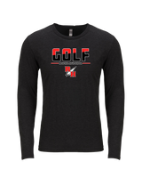 Rose Hill HS Golf Cut - Tri-Blend Long Sleeve