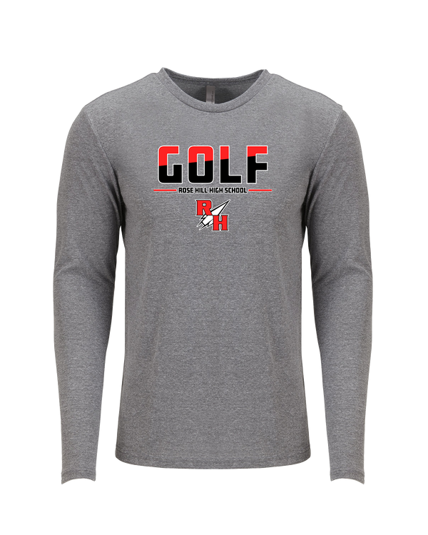 Rose Hill HS Golf Cut - Tri-Blend Long Sleeve