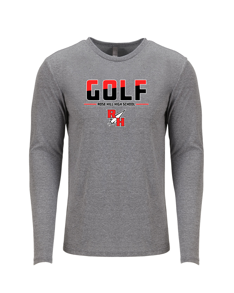 Rose Hill HS Golf Cut - Tri-Blend Long Sleeve