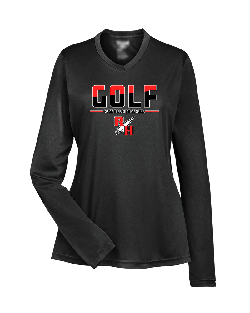 Rose Hill HS Golf Cut - Womens Performance Longsleeve