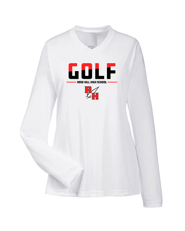 Rose Hill HS Golf Cut - Womens Performance Longsleeve