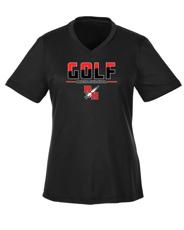 Rose Hill HS Golf Cut - Womens Performance Shirt