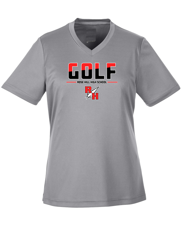 Rose Hill HS Golf Cut - Womens Performance Shirt