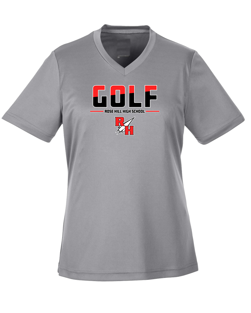 Rose Hill HS Golf Cut - Womens Performance Shirt