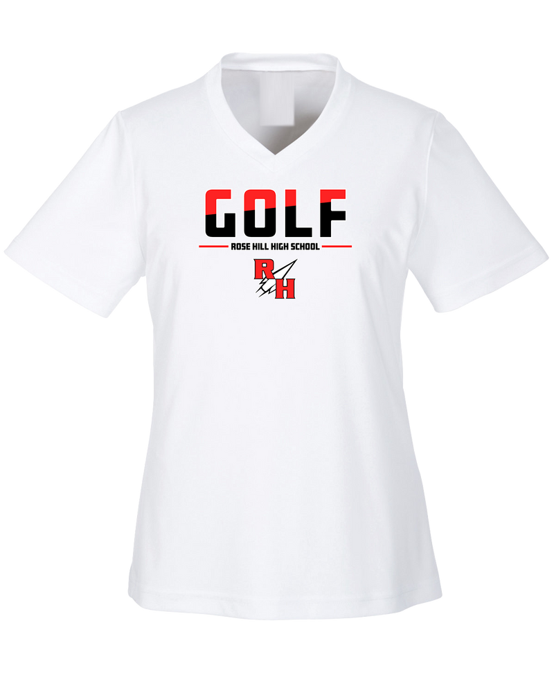 Rose Hill HS Golf Cut - Womens Performance Shirt