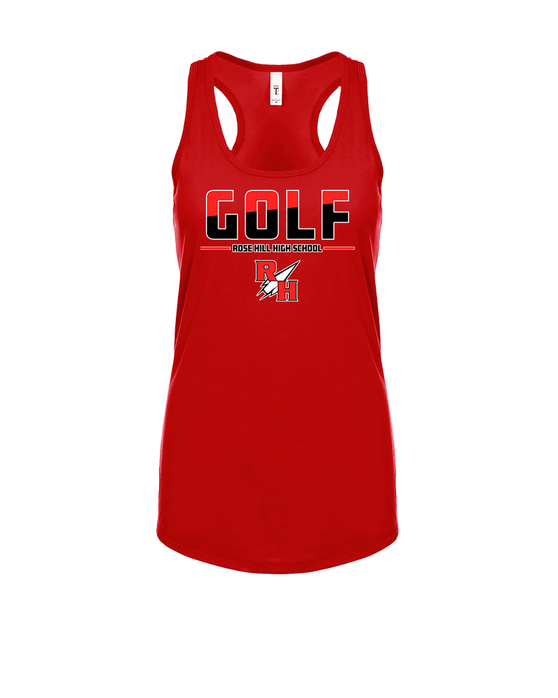 Rose Hill HS Golf Cut - Womens Tank Top