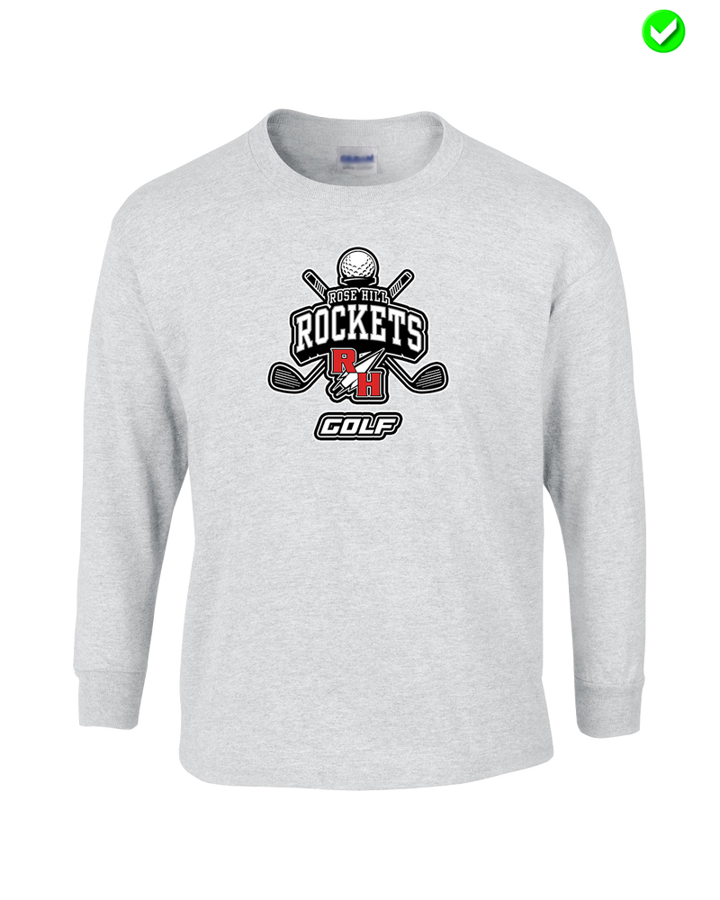 Rose Hill HS Golf Logo - Cotton Longsleeve