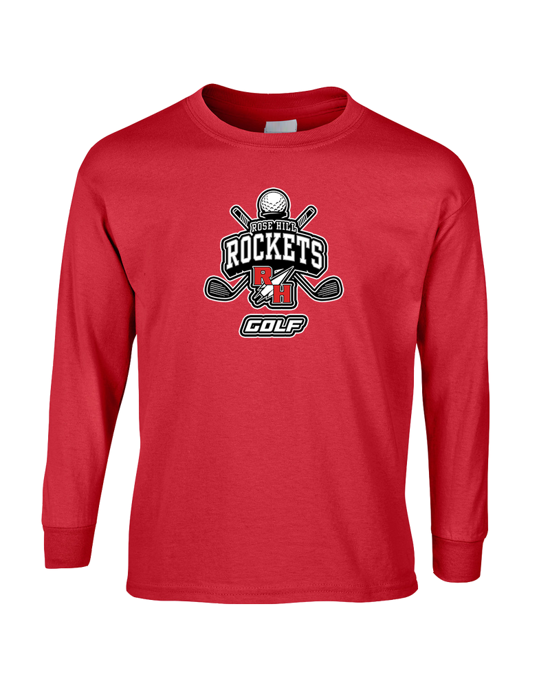 Rose Hill HS Golf Logo - Cotton Longsleeve