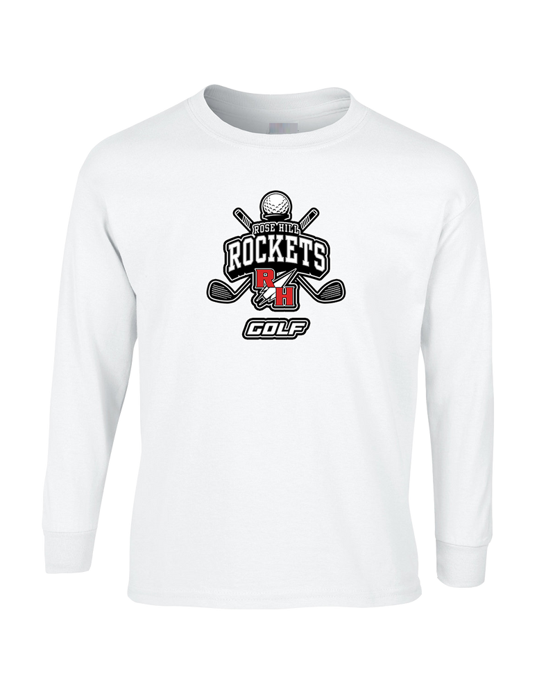 Rose Hill HS Golf Logo - Cotton Longsleeve