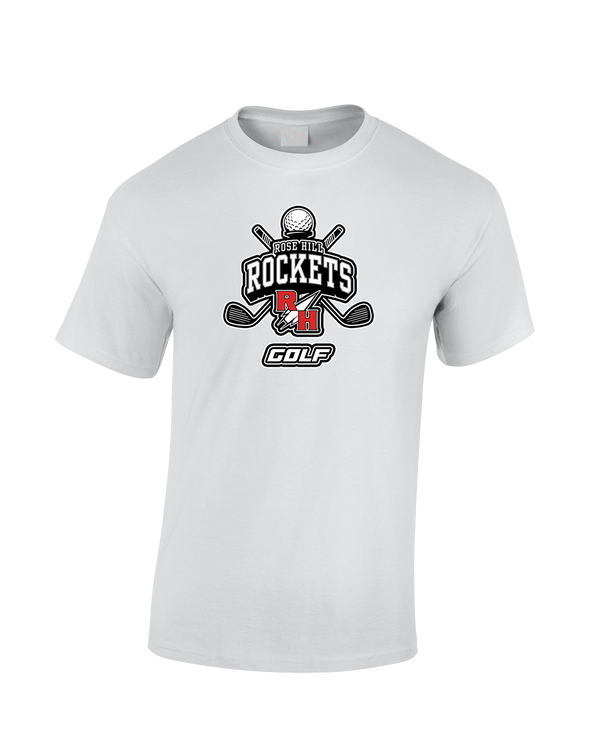 Rose Hill HS Golf Logo - Cotton T-Shirt