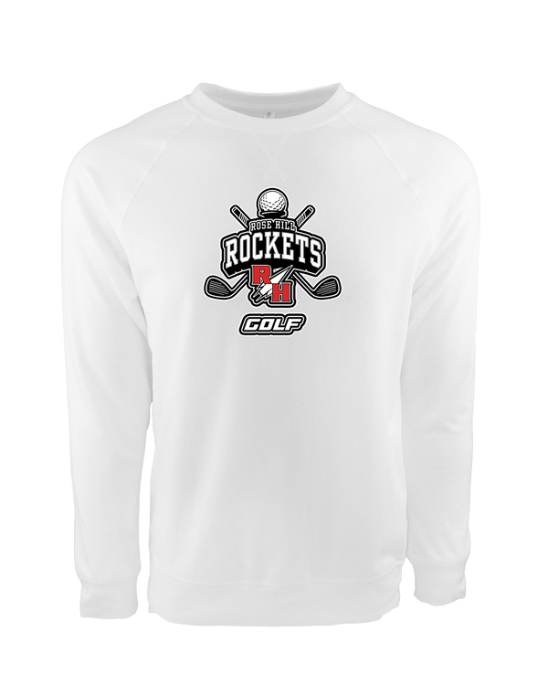 Rose Hill HS Golf Logo - Crewneck Sweatshirt