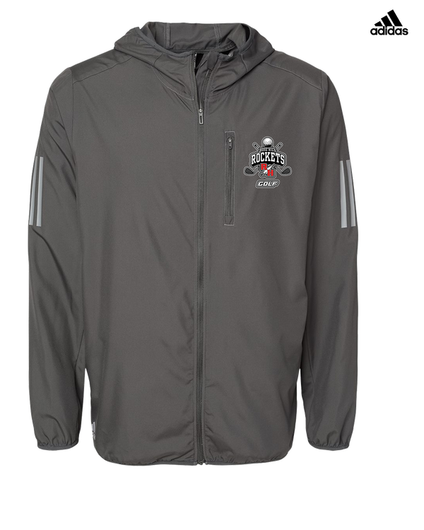 Rose Hill HS Golf Logo - Mens Adidas Full Zip Jacket