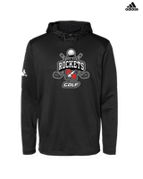 Rose Hill HS Golf Logo - Mens Adidas Hoodie