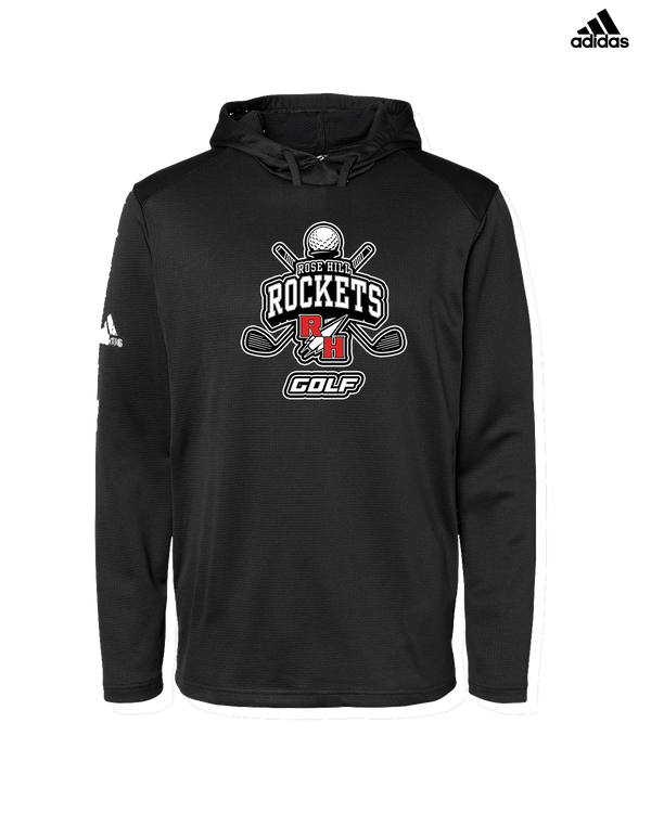 Rose Hill HS Golf Logo - Mens Adidas Hoodie