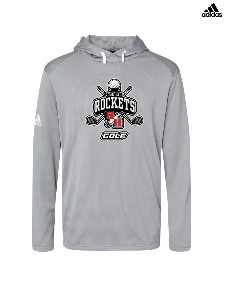 Rose Hill HS Golf Logo - Mens Adidas Hoodie