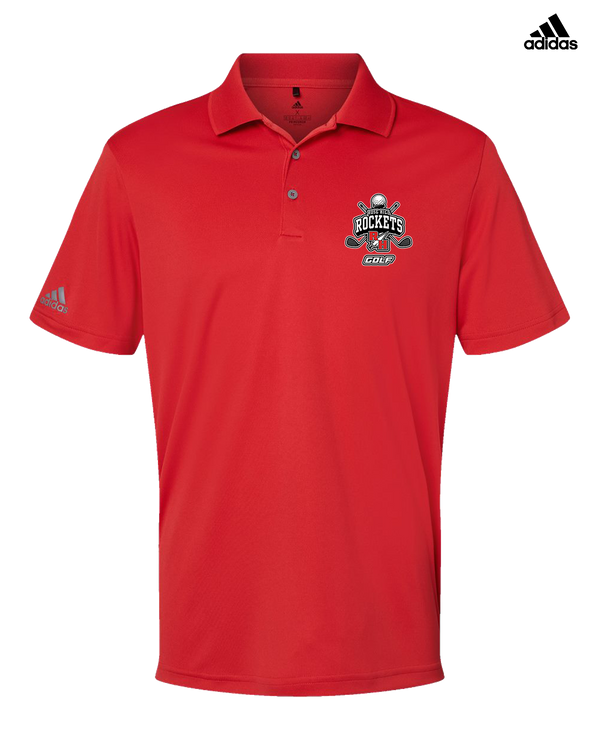 Rose Hill HS Golf Logo - Mens Adidas Performance Polo