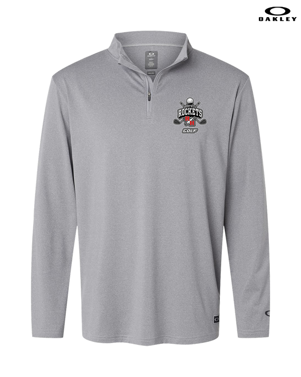 Rose Hill HS Golf Logo - Mens Oakley Quarter Zip