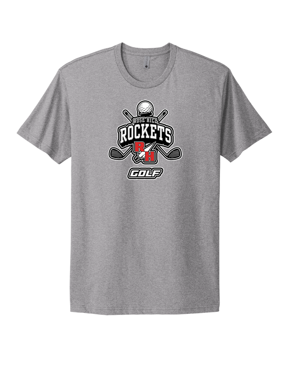 Rose Hill HS Golf Logo - Select Cotton T-Shirt