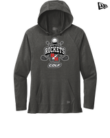 Rose Hill HS Golf Logo - New Era Tri-Blend Hoodie