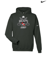 Rose Hill HS Golf Logo - Nike Club Fleece Hoodie