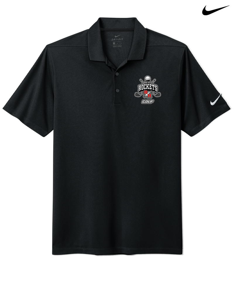 Rose Hill HS Golf Logo - Nike Dri-Fit Polo