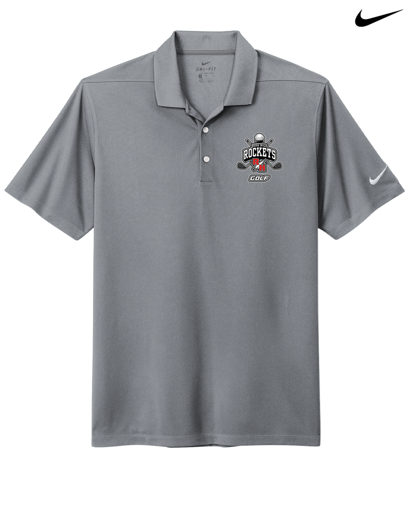 Rose Hill HS Golf Logo - Nike Dri-Fit Polo