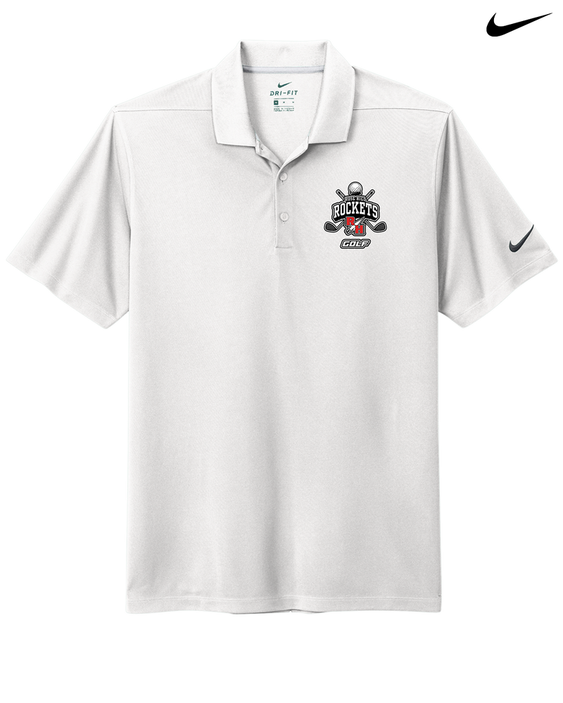 Rose Hill HS Golf Logo - Nike Dri-Fit Polo