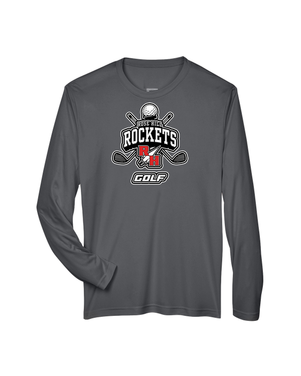 Rose Hill HS Golf Logo - Performance Longsleeve