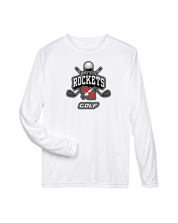 Rose Hill HS Golf Logo - Performance Longsleeve