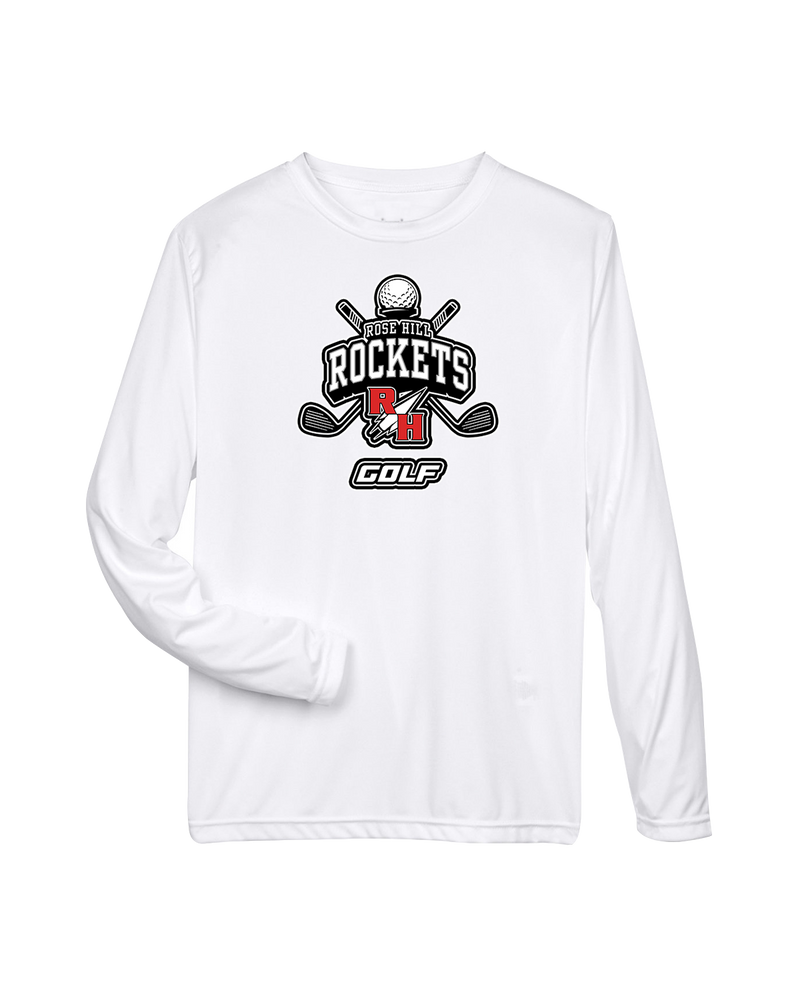 Rose Hill HS Golf Logo - Performance Longsleeve