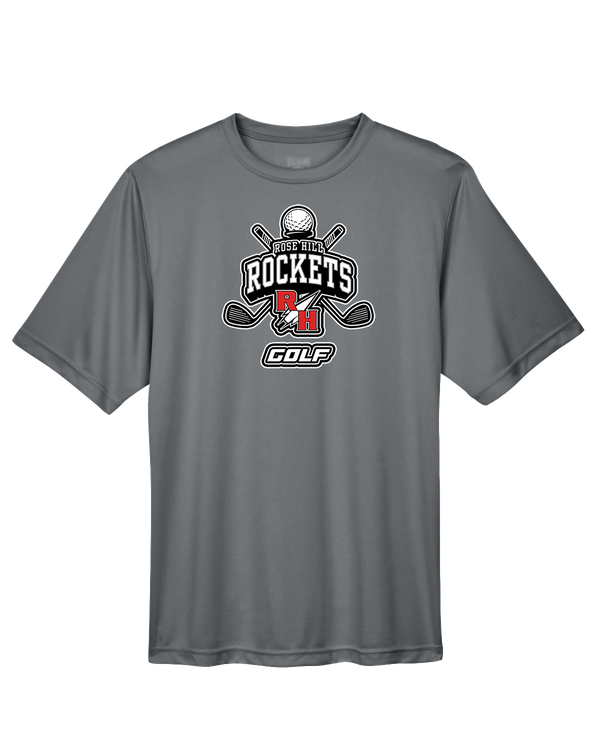 Rose Hill HS Golf Logo - Performance T-Shirt