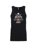 Rose Hill HS Golf Logo - Mens Tank Top