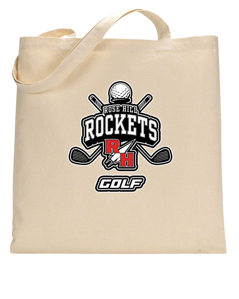 Rose Hill HS Golf Logo - Tote Bag