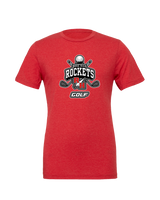 Rose Hill HS Golf Logo - Tri-Blend Shirt