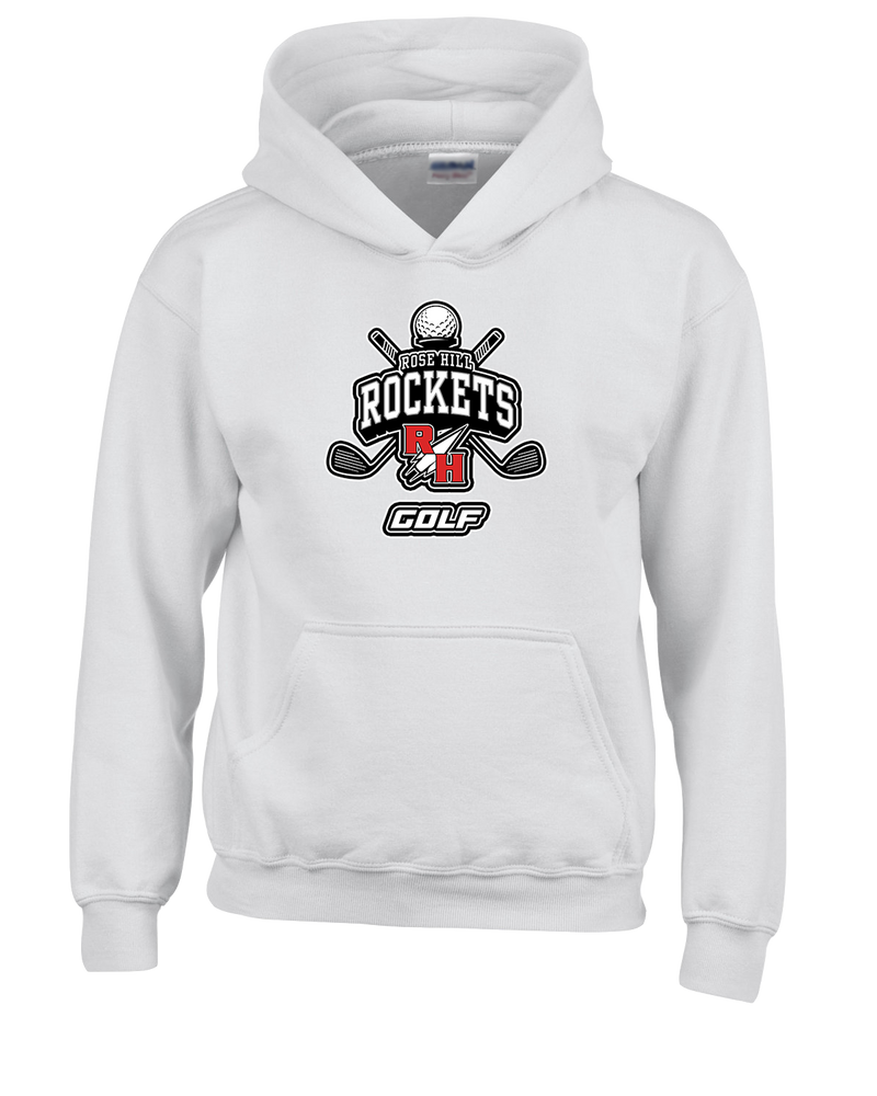 Rose Hill HS Golf Logo - Cotton Hoodie