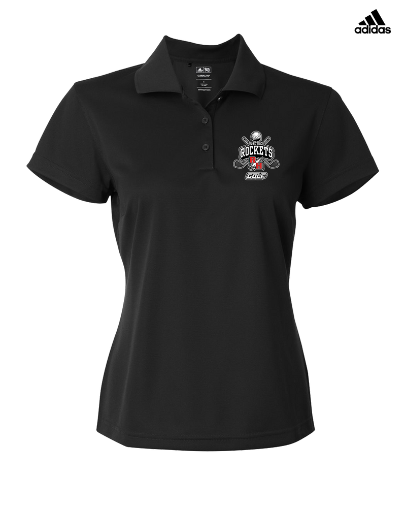 Rose Hill HS Golf Logo - Adidas Womens Polo