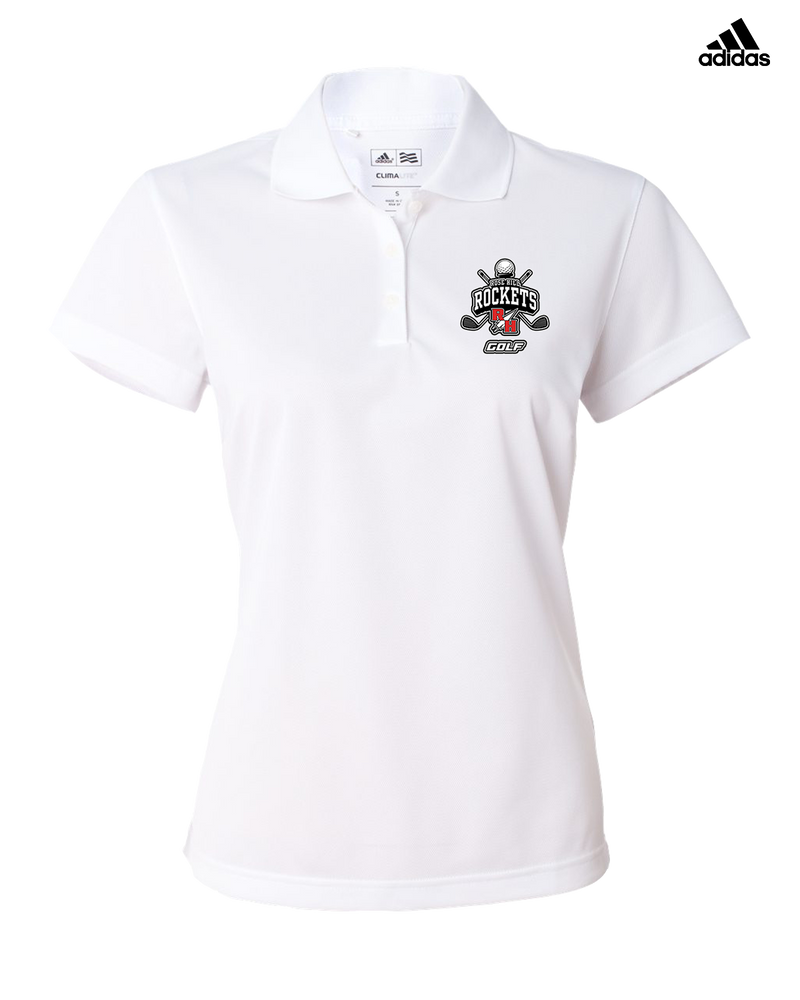 Rose Hill HS Golf Logo - Adidas Womens Polo