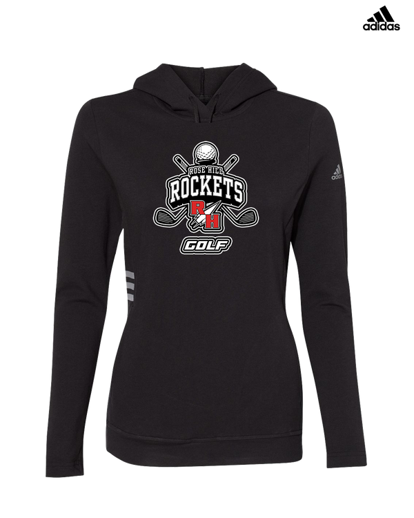 Rose Hill HS Golf Logo - Womens Adidas Hoodie