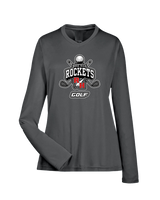 Rose Hill HS Golf Logo - Womens Performance Longsleeve