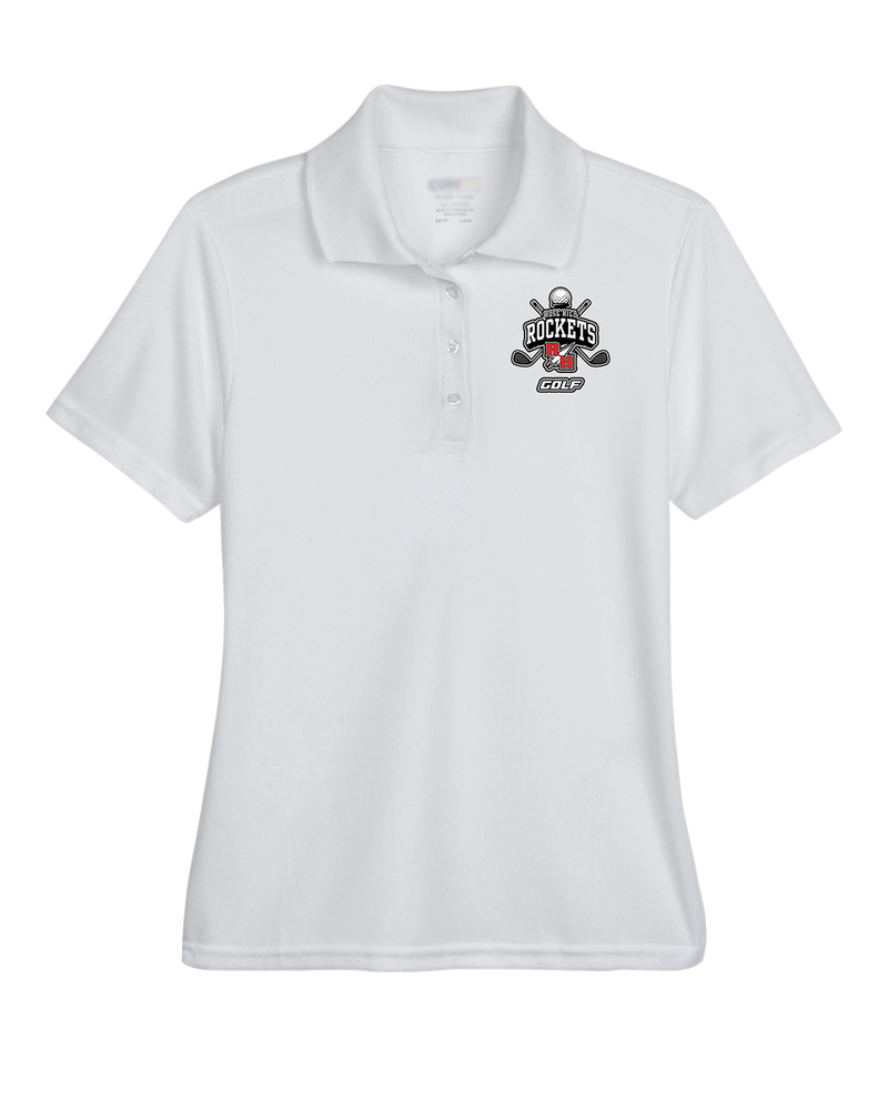 Rose Hill HS Golf Logo - Womens Polo