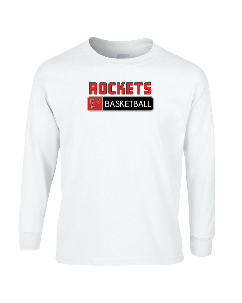 Rose Hill HS Basketball Pennant - Mens Cotton Long Sleeve