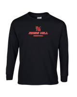 Rose Hill HS Basketball Split - Mens Cotton Long Sleeve