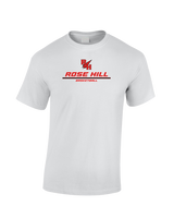 Rose Hill HS Basketball Split - Cotton T-Shirt