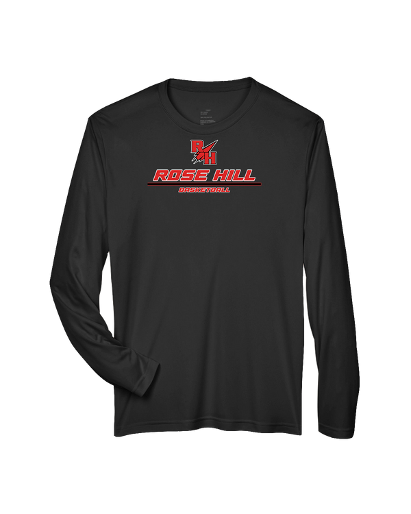 Rose Hill HS Basketball Split - Performance Long Sleeve