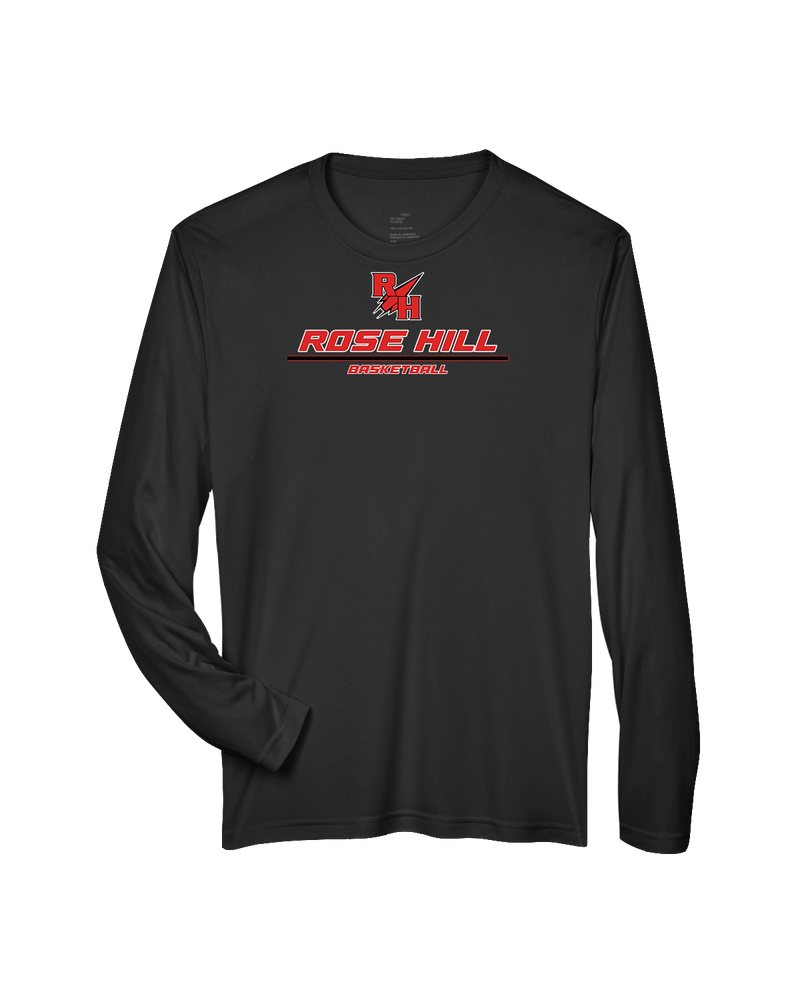 Rose Hill HS Basketball Split - Performance Long Sleeve