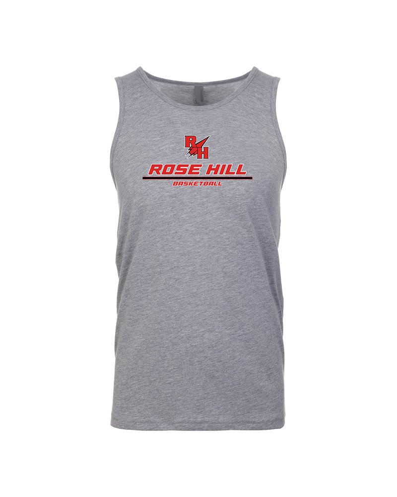 Rose Hill HS Basketball Split - Mens Tank Top