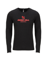 Rose Hill HS Basketball Split - Tri Blend Long Sleeve