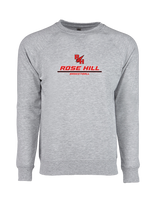 Rose Hill HS Basketball Split - Crewneck Sweatshirt